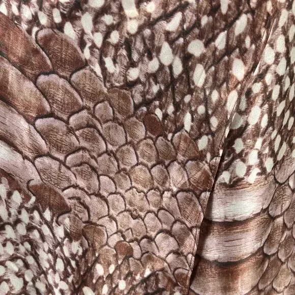 NWOT ALEXIS Dress XS”Elysia”Silk Satin A-Line High-Low Snake Beads-Tie Halter - Picture 7 of 11